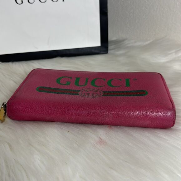 💯Authentic Gucci Zipped Around Long Wallet🍀 - Picture 4 of 14